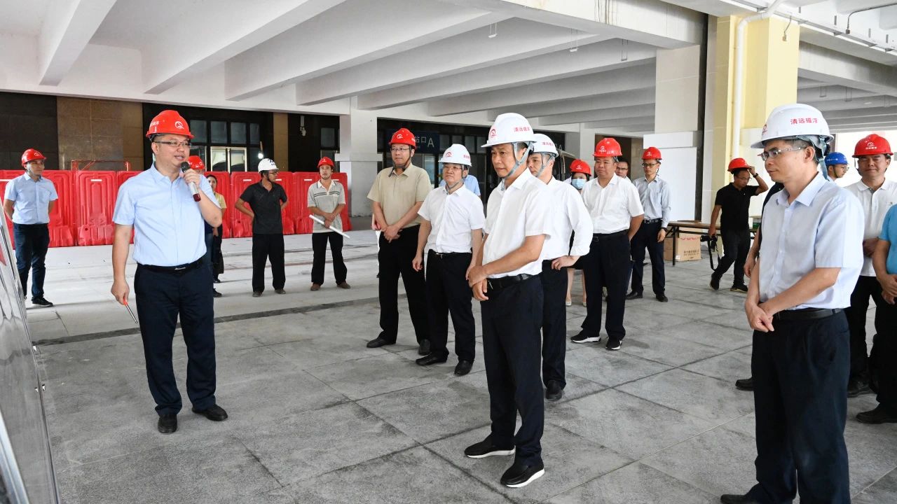 溫文星調(diào)研清遠磁浮項目